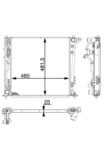 Kühlmittelkühler HYUNDAI TUCSON