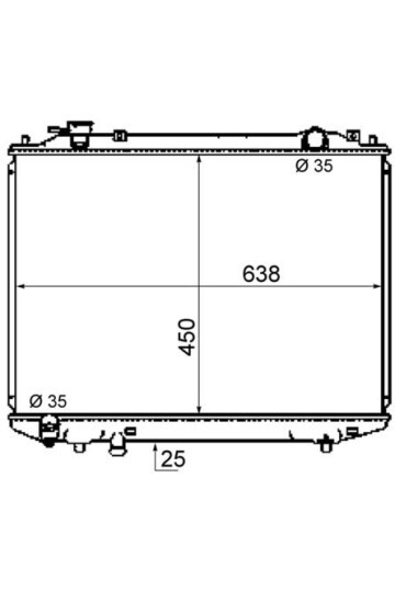 Kühlmittelkühler MAZDA B-SERIE