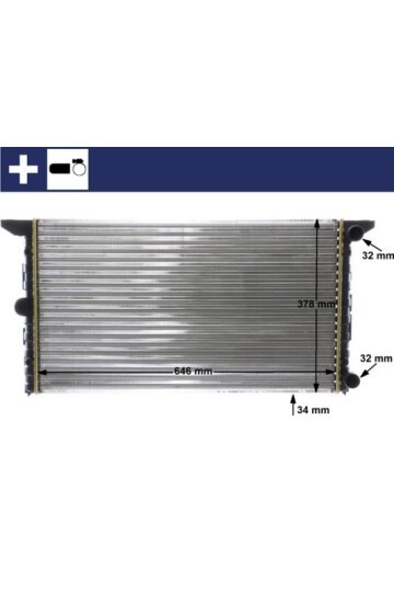 Kühlmittelkühler SEAT ALHAMBRA I 96-00
