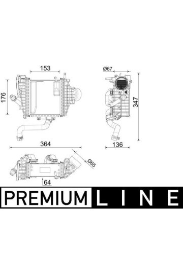 Ladeluftkühler MERCEDES GLE 300 D