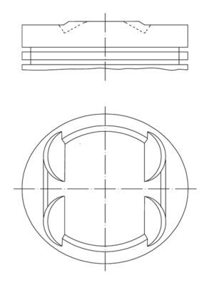 MOTOR PİSTON SEGMAN 0.50 MERCEDES M 112 E 26 912. 913. 914. 915. 916. 917 89.90