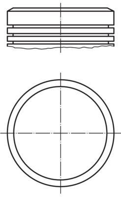 MOTOR PİSTON SEGMAN 78.50 STD P206-207-307-PARTNER-C3-BERLIN 1.6ie 16V TU5-JP4 00> 040PI0000410082
