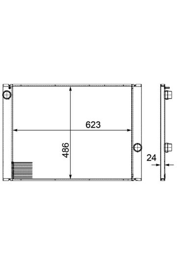 MOTOR SU RADYATORU BMW E60 07>10 PREMIUM LINE