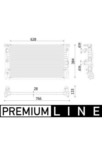 MOTOR SU RADYATORU PREMIUM LINE BMW G30 16>20 G31 18>20