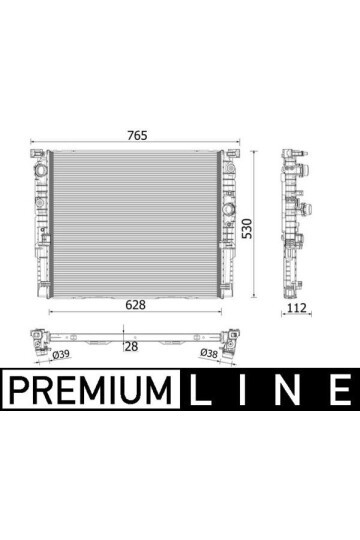 MOTOR SU RADYATORU PREMIUM LINE BMW G30 G31 G11 G12
