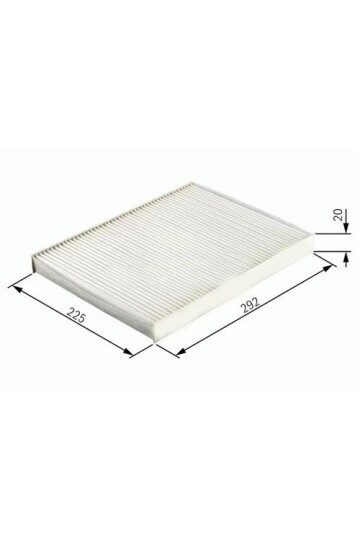 POLEN FİLTRESİ ALFA 156-LANCIA KAPPA KARBONLU CUK3042