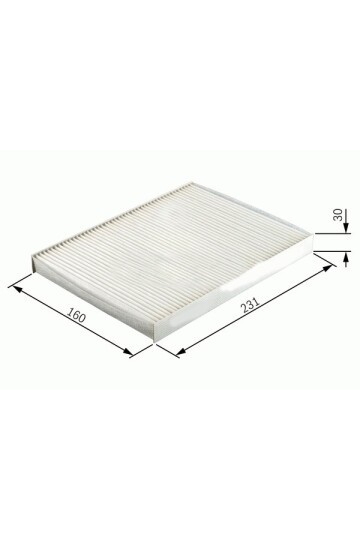 POLEN FİLTRESİ CLIO II 02>KANGOO 98>MEGANE I 96> LOGAN 04> 1.2 1.4 1.6 1.5DCI 1.9DCI