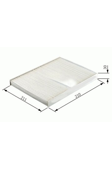 POLEN FİLTRESİ HONDA CIVIC 1.4L D14A4 D14Z2 3 kapı 96-01 / CR-V 2.0L B20B B20Z 96-01 / ROVER 216 416 95-00