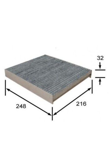 POLEN FILTRESI MERCEDES G-CLASS W461 W463 . AUDI A2 . SEAT CORDOBA IBIZA . SKODA FABIA . VW POLO KARBONLU