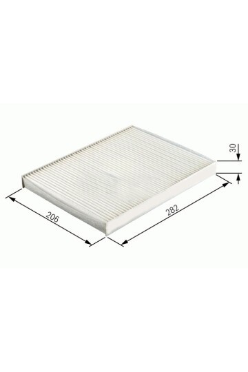 POLEN FİLTRESİ POLO3-POLO CLASSIC-GOLF3-GOLF4-BORA-A3-TOLEDO 97-04 -PASSAT 01-05