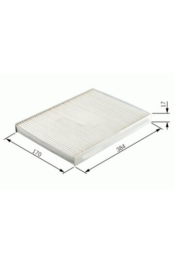 POLEN FİLTRESİ TMPR 93 > TIPO 95 > 1.4-1.6 ie-1.7D-1.8ie-1.9TD-2.0 ALFA 145-146