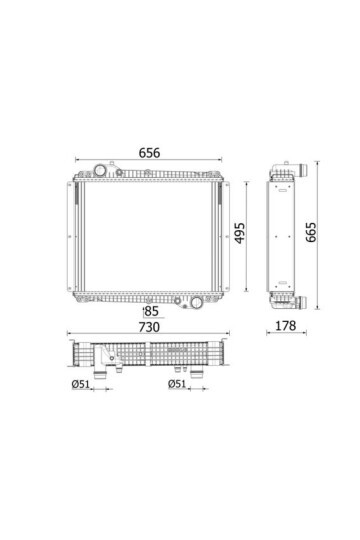 RADİATOR MERCEDES-BENZ