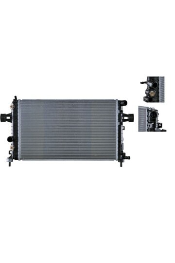 RADYATÖR BRAZİNG ASTRA H 1.2-1.4-1.8-ZAFIRA B 1.6 AC KLİMASIZ MEK 600x368x26