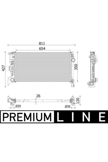 RADYATÖR VOLVO S60 T4 T5 T6 T8 2019 > S90 D4 D5 T4 T5 T6 T8 2016 >2019 > V60 V90 XC60 2017 >