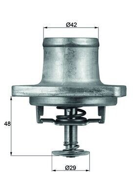 TERMOSTAT 80 C MERCEDES M119 W124 W210 W140 R107