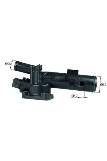 TERMOSTAT 89C KOMPLE / MÜŞÜRLÜ RENAULT CLIO-MEGANE-KANGOO-LOGAN 1.5dCi