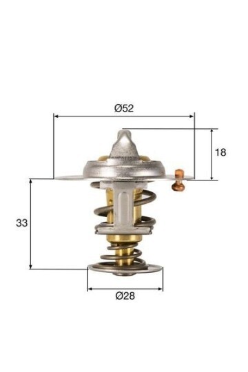 TERMOSTAT FOCUS IV 1.1 CVT 17> C MAX 11> S MAX 11> FIESTA 08> 1.0L ECOBOOST