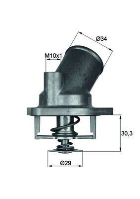 TERMOSTAT KOMPLE ASTRA F 91-95 -VECTRA A 90-92 -CALIBRA 89-96 2.0I 16V C20XE ASCONA-KADETT 1.6-1.8 92C