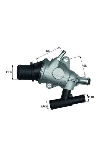 TERMOSTAT KOMPLE FIAT BRAVO I 182 88C