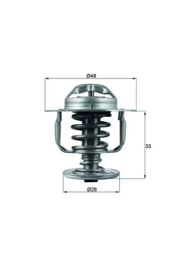 TERMOSTAT TOYOTA COROLLA E10 82C