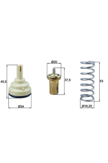 TERMOSTAT VW JETTA IV 162. 163 105C