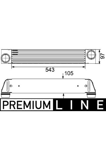 TURBO RADYATÖRÜ BMW E60 530D 03 > 520D 05 > 530XD 05 > 525D 525XD 07 > E61