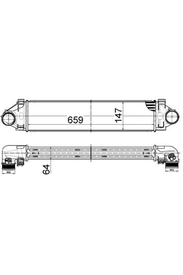 TURBO RADYATÖRÜ INTERCOOLER VOLVO XC60 08> S60 10> V60 10>
