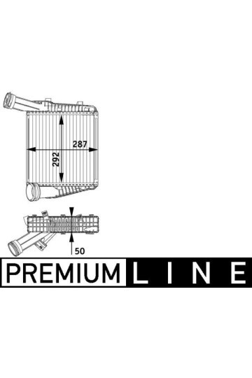 TURBO RADYATÖRÜ INTERCOOLER VW TOUAREG 2.5 R5 TDI 03-10 3.0 V6 TDI 10 >Q7 3. 0TDI 07 287x292x