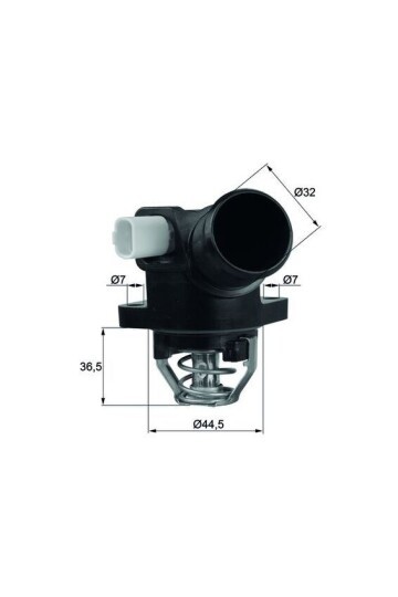 x TERMOSTAT KOMPLE 103C MÜŞÜRLÜ P206 1.4İ 10 > 207 1.4-1.4 16V 06 > C3 II 1.4-1.6 03 >