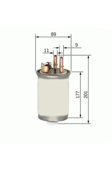 x YAKIT FİLTRESİ BRAVO-MAREA 1.9 TD 75HP FCS476 x