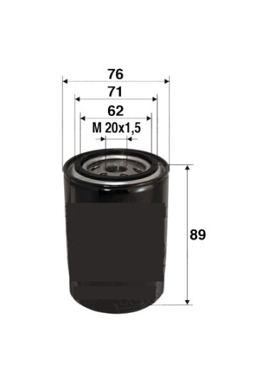 YAĞ FİLTRESİ ASTRA L-CORSA F-COMBO E-CROSSLAND-106-206-207-208-2008-301-306-307-308-3008-406-407-508 -5008-PARTNER-EXPERT-BERLINGO-JUMPY-C3-C4-C5-BOXE