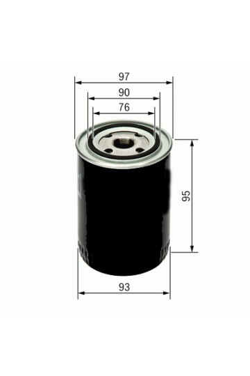 YAĞ FİLTRESİ FIESTA 1.8DI-FOCUS 1.8TDCI-1.8DI/TDDİ-1.8T-CONNECT 02>14 1.8TDCI TRANSIT T15-T12 2.5TD 95>01