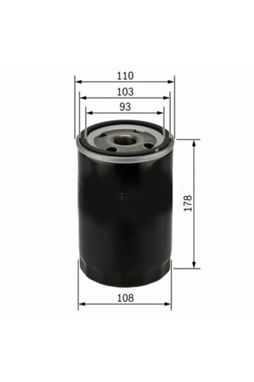 YAĞ FİLTRESİ MAN 26.320 L2000-M2000 ZP 24A W 1160-OP 626-LF 3506