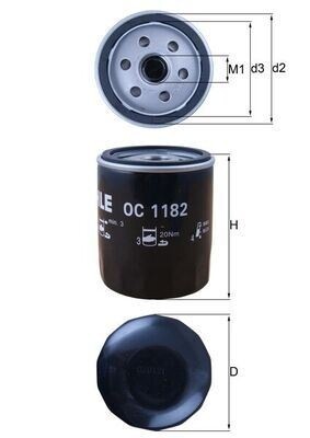 YAĞ FİLTRESİ MAZDA 3 09-12 6 02-07 CX-7 09-13