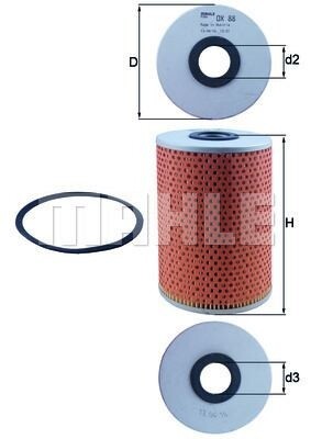 YAĞ FİLTRESİ Oil filter element