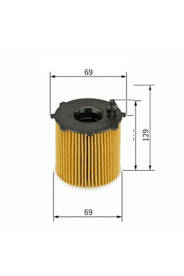 YAĞ FİLTRESİ VW TOUREG-AUDI Q7-A8 4.2 V8 FSI-AUDI A5 CABRİOLET 8T. 8F 4.2 FSI 354HP 07> HU7005x
