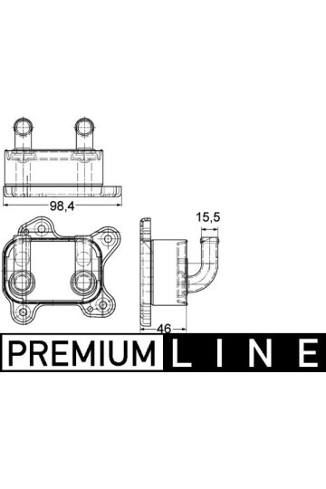 YAĞ SOĞUTUCUSU ASTRA G 1.7 DTİ 16V-CORSA C 1.7 DI-DTI-16V 00 >