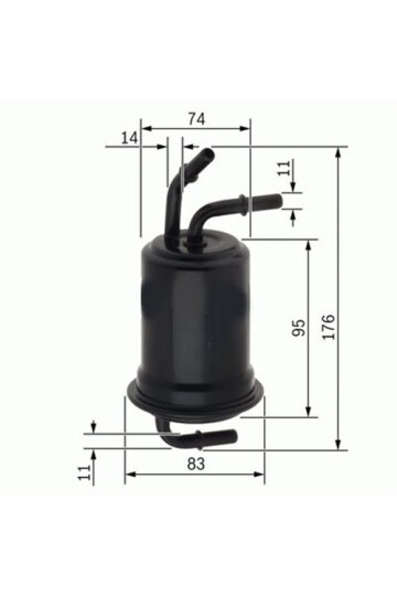 YAKIT FİLTRESİ A4-A6 2.0 TFSİ 6 BAR WK720.4 x