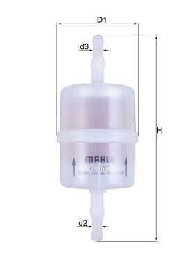 YAKIT FİLTRESİ In-line fuel filter