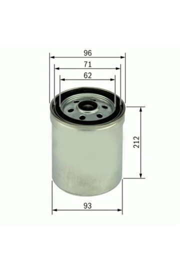 YAKIT FİLTRESİ VOLVO FH 12 ZP 67F WK 962/7-PP 964-FF 5272