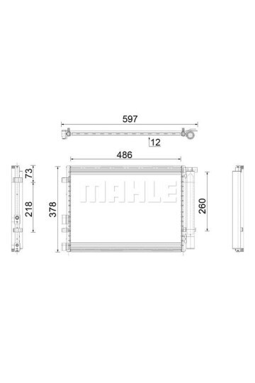 A-C CONDENSER HYUNDAI I20 1.4-1.6 CRDI