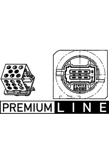 A/C-Gebl seregler und Widerstand PEUGEOT 206 -AC