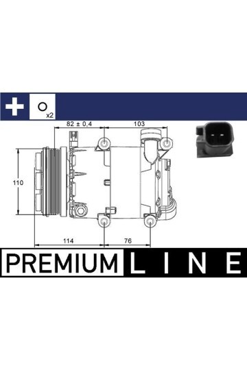 A/C-Kompressor FORD FOCUS II / C-MAX