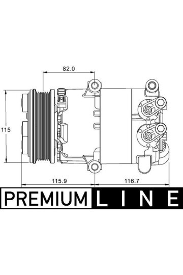 A/C-Kompressor FORD MONDEO IV 1.6