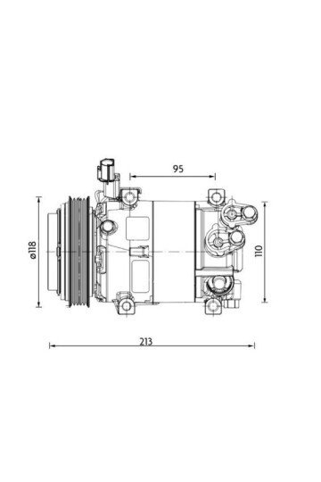 A/C-Kompressor HYUNDAI I20 1.2 TK