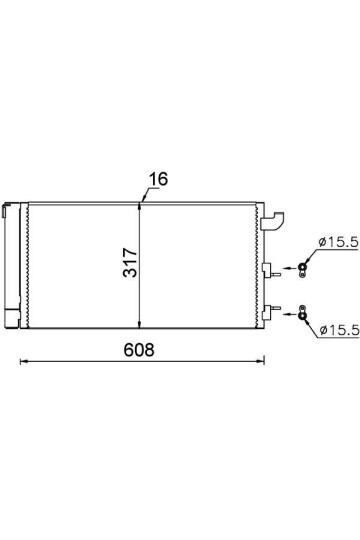A/C-Kondensator FIAT PAND 169