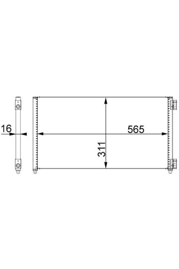 A/C-Kondensator FIAT PUNTO II