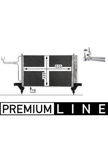 A/C-Kondensator FIAT STILO 192