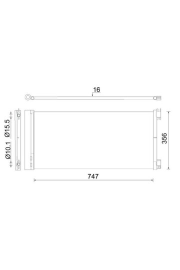 A/C-Kondensator FIAT TALENTO/OPEL VIVARO