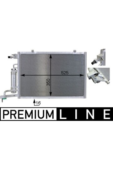 A/C-Kondensator FORD B-MAX / FIESTA